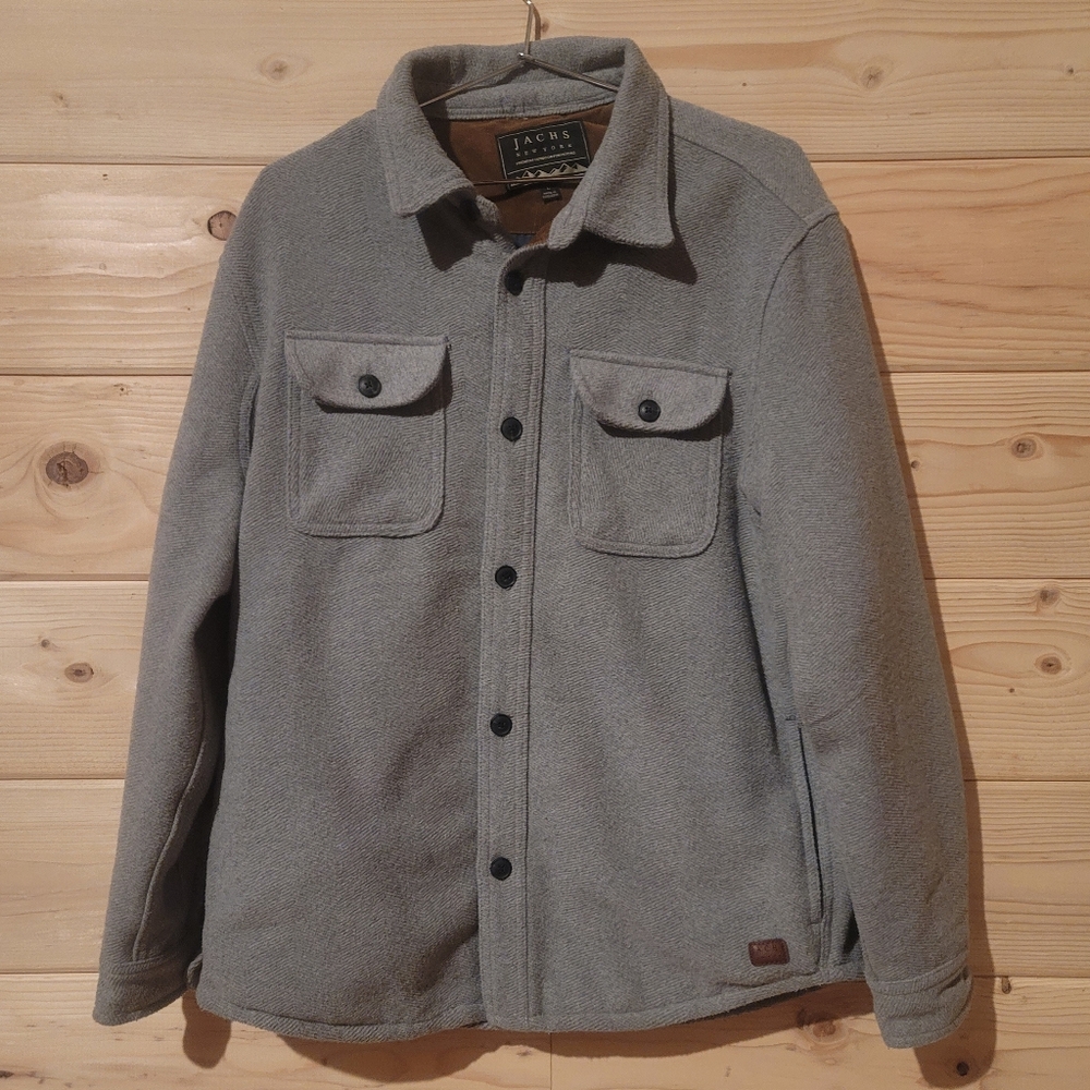 Jachs New York Gray Jacket Size L 23x30 11% Wool Blend